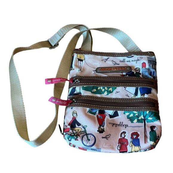 Lily Bloom Hand Cross Body Bag Cafe Shopaholic Purse Call Me Maybe - Picture 1 of 7